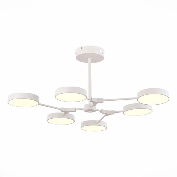 SLE6003-502-06 Светильник потолочный Белый/Белый LED 6*10W MONTA, изображение 4