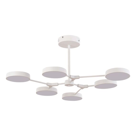 SLE6003-502-06 Светильник потолочный Белый/Белый LED 6*10W MONTA, изображение 6