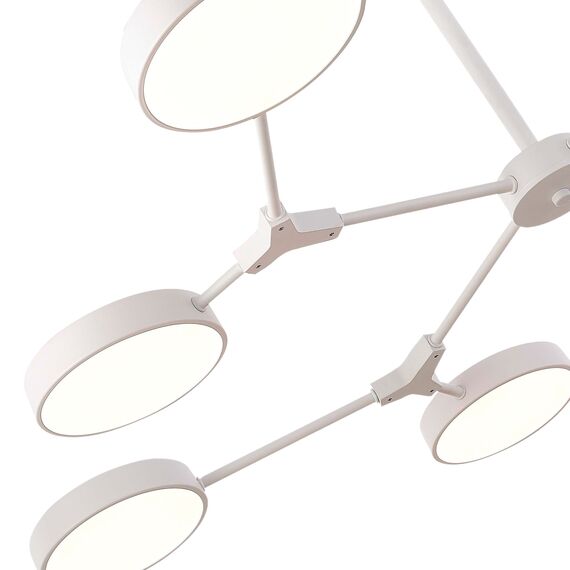 SLE6003-502-08 Светильник потолочный Белый/Белый LED 8*10W MONTA, изображение 7