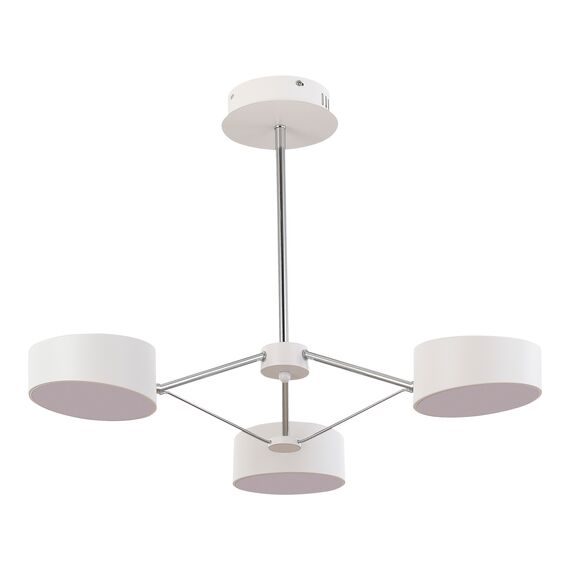 SLE6005-502-03 Светильник потолочный Белый, Хром/Белый LED 3*10W VALLE, изображение 6