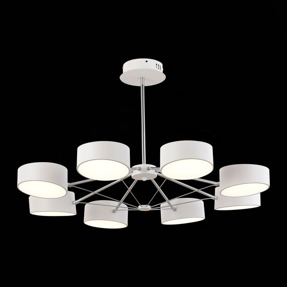 SLE6005-502-08 Светильник потолочный Белый, Хром/Белый LED 8*10W VALLE