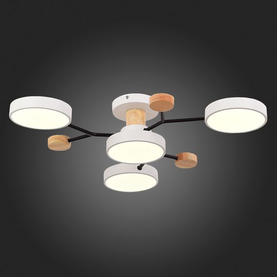 SLE6006-502-04 Светильник потолочный Белый/Белый LED 4*12W 3000K/4500K/6000K FAEMA, изображение 2