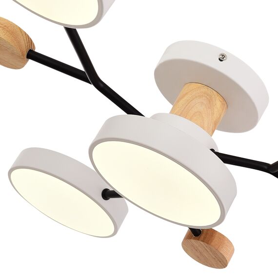 SLE6006-502-04 Светильник потолочный Белый/Белый LED 4*12W 3000K/4500K/6000K FAEMA, изображение 7