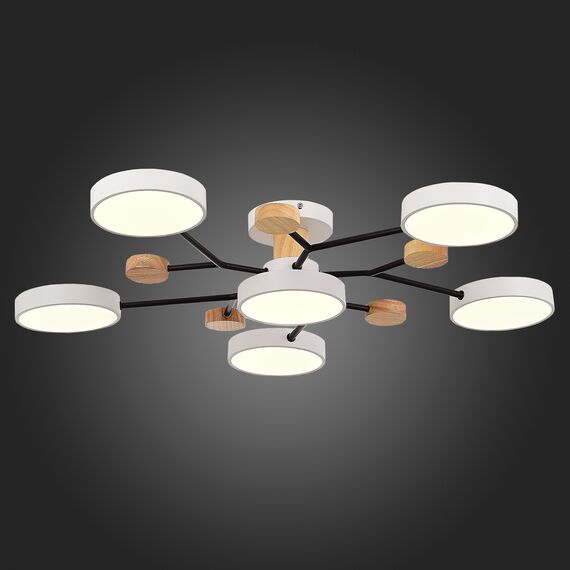 SLE6006-502-06 Светильник потолочный Белый/Белый LED 6*12W 3000K/4500K/6000K FAEMA, изображение 2