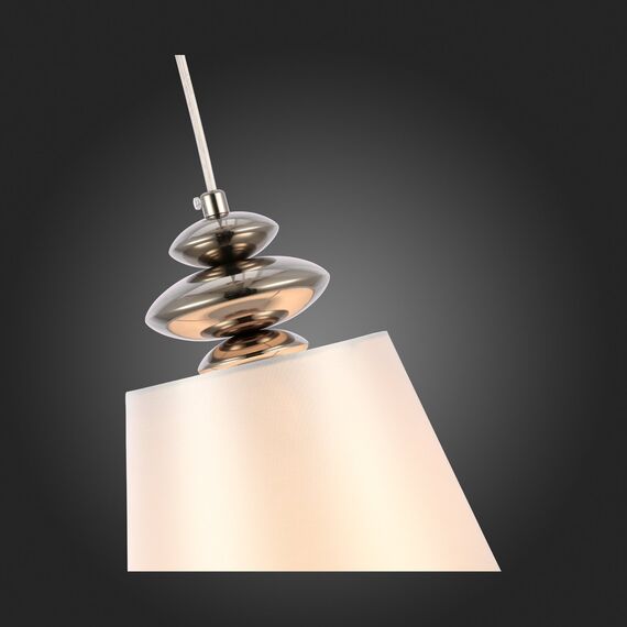 SL1137.103.01 Подвес Никель/Белый E27 1*40W RIONFO, изображение 8