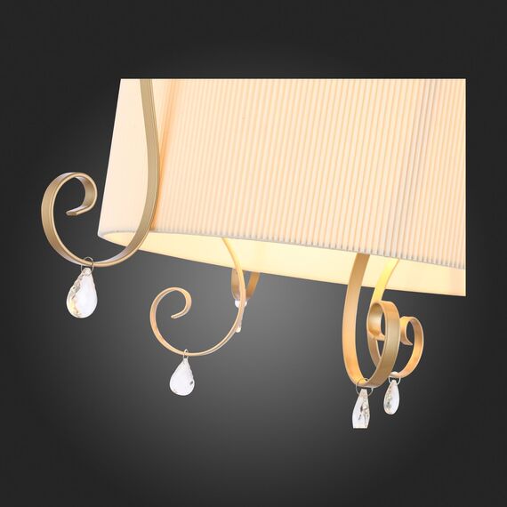 SL177.213.03 Светильник подвесной Золотистый/Белый E14 3*40W AZZURRO, изображение 8