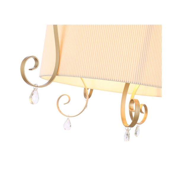 SL177.213.03 Светильник подвесной Золотистый/Белый E14 3*40W AZZURRO, изображение 9