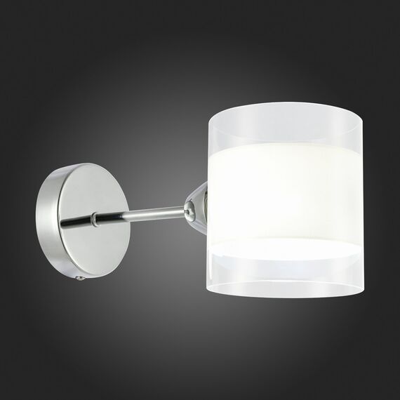 SLE102801-01 Светильник настенный Хром/Прозрачный, Белый E14 1*40W MIENTO, изображение 2