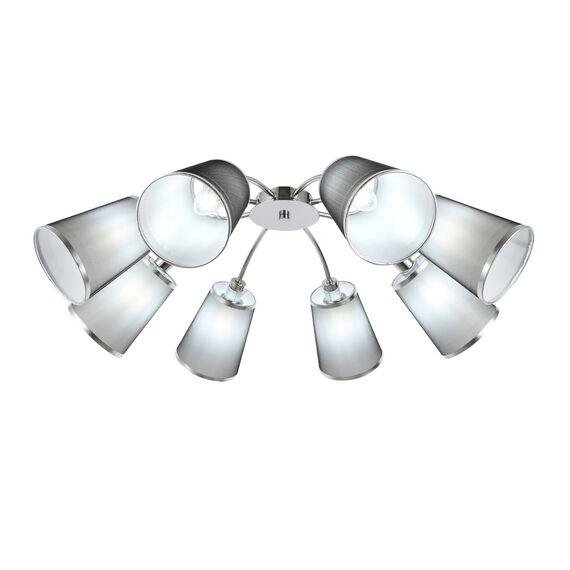 SLE103002-08 Светильник потолочный Хром/Черный E14 8*40W MALEONTE, изображение 3