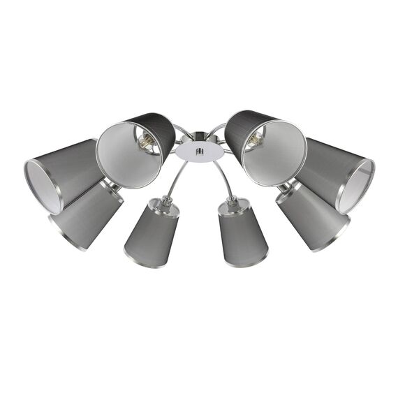 SLE103002-08 Светильник потолочный Хром/Черный E14 8*40W MALEONTE, изображение 6