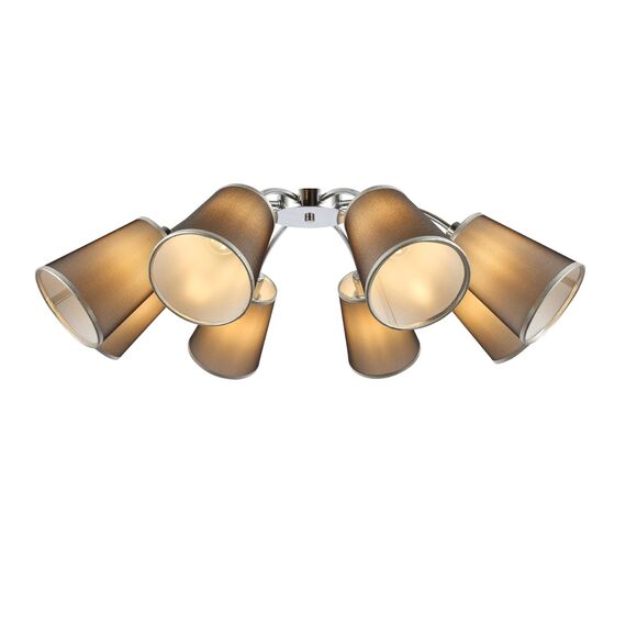 SLE103002-08 Светильник потолочный Хром/Черный E14 8*40W MALEONTE, изображение 12