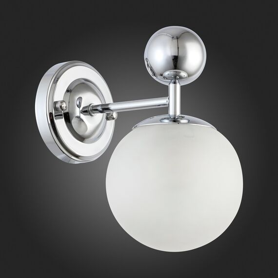 SLE106101-01 Светильник настенный Хром/Белый E27 1*60W PECHIO, изображение 5