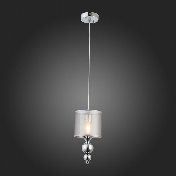 SLE107103-01 Подвес Хром/Серебристый E27 1*40W PAZIONE, изображение 2