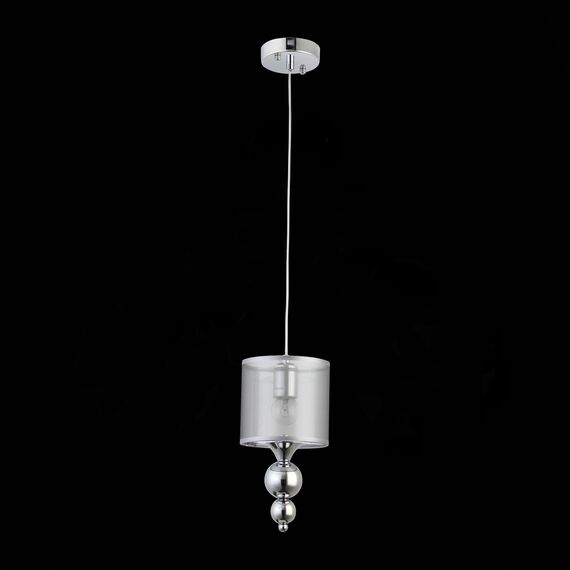 SLE107103-01 Подвес Хром/Серебристый E27 1*40W PAZIONE, изображение 4