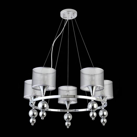 SLE107103-05 Светильник подвесной Хром/Серебристый E14 5*40W PAZIONE, изображение 4