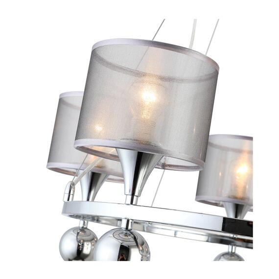 SLE107103-05 Светильник подвесной Хром/Серебристый E14 5*40W PAZIONE, изображение 9