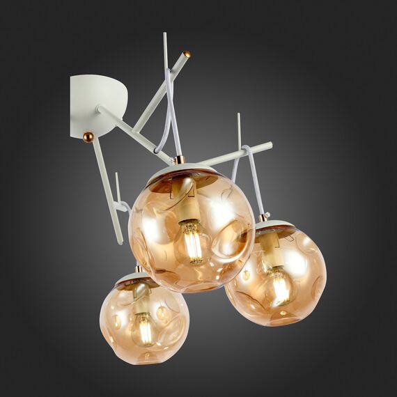 SLE110202-05 Светильник потолочный Белый/Янтарный E14 5*40W CALLETTA, изображение 8