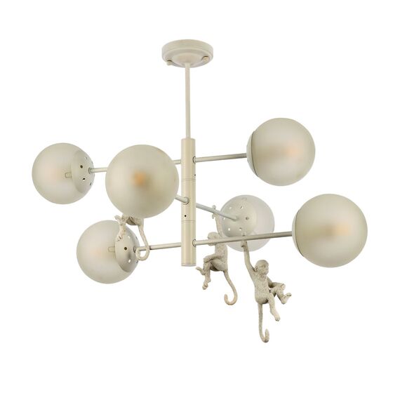 SLE115103-06 Светильник потолочный Белый/Белый E14 6*60W TENATO, изображение 6