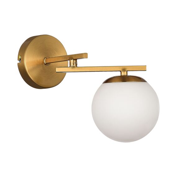 SLE1195-301-01 Светильник настенный Латунь/Белый E14 1*40W SIERRA, изображение 2