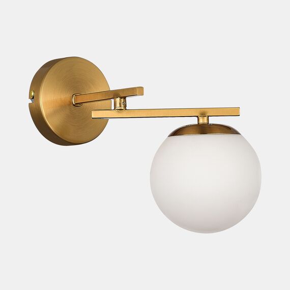 SLE1195-301-01 Светильник настенный Латунь/Белый E14 1*40W SIERRA, изображение 3