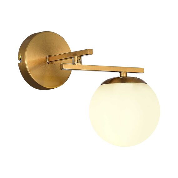 SLE1195-301-01 Светильник настенный Латунь/Белый E14 1*40W SIERRA, изображение 6