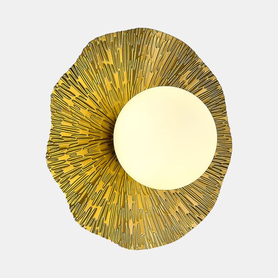 SLE1196-301-01 Светильник настенный Латунь/Белый G9 1*5W 4000K LOREA