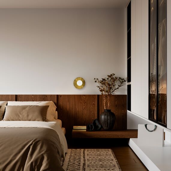 SLE1196-301-01 Светильник настенный Латунь/Белый G9 1*5W 4000K LOREA, изображение 8