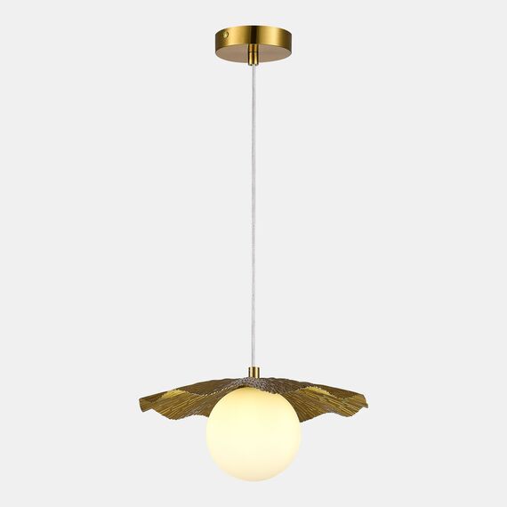 SLE1196-303-01 Светильник подвесной Латунь/Белый G9 1*5W 4000K LOREA