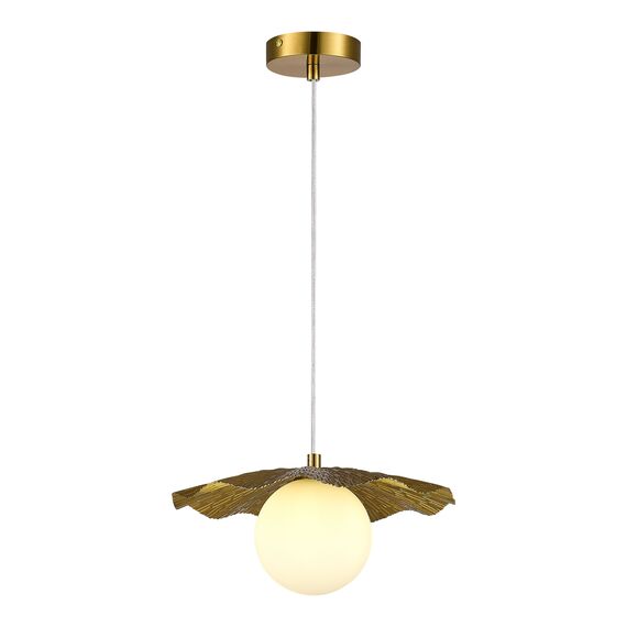 SLE1196-303-01 Светильник подвесной Латунь/Белый G9 1*5W 4000K LOREA, изображение 2