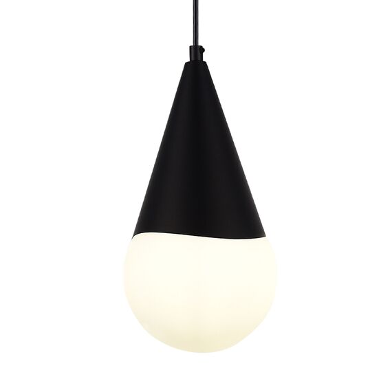 SLE1197-403-01 Светильник подвесной Черный/Белый E27 1*40W FIORI, изображение 6