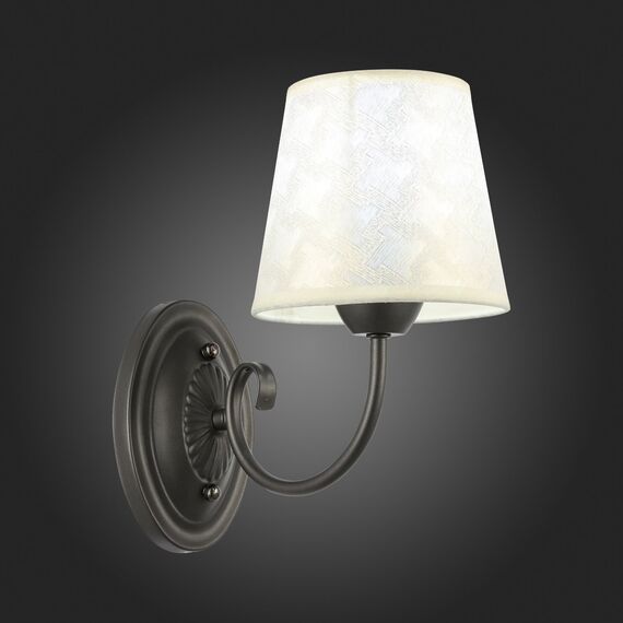 SLE120301-01 Светильник настенный Темно-серый/Бежевый E14 1*40W RIMENTO, изображение 2