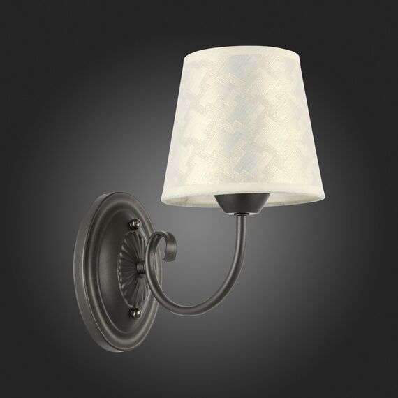 SLE120301-01 Светильник настенный Темно-серый/Бежевый E14 1*40W RIMENTO, изображение 5