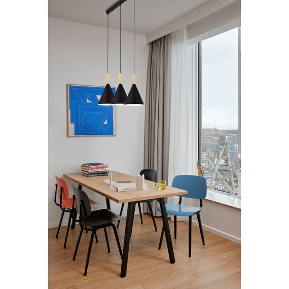 SLE1255-403-03 Светильник подвесной Черный/Черный E27 3*40W ARKET, изображение 3