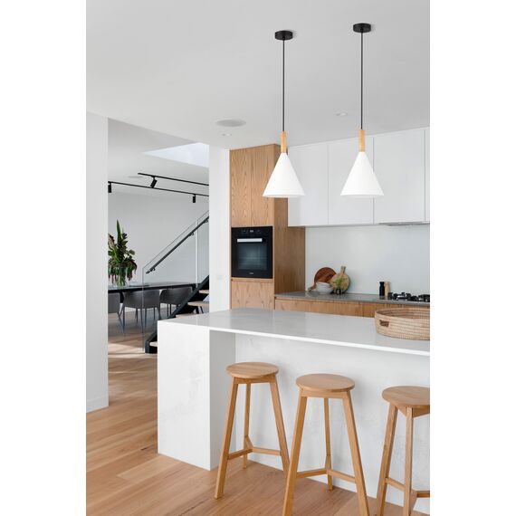 SLE1255-413-01 Светильник подвесной Черный/Белый E27 1*40W ARKET, изображение 3