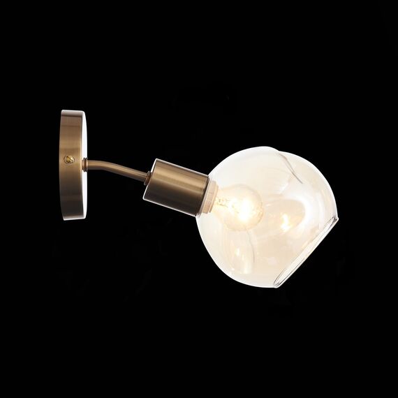 SLE155301-01 Светильник настенный Античная медь/Янтарный E14 1*60W GENTORE, изображение 4