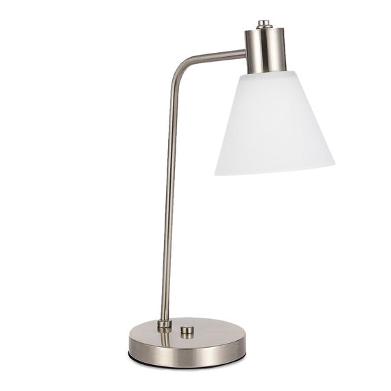 SLE1561-104-01 Прикроватная лампа Никель/Белый E27 1*60W ARKI