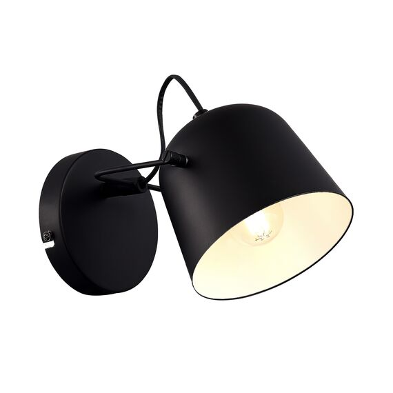 SLE1805-401-01 Светильник настенный Черный/Черный E27 1*40W BLANK, изображение 2