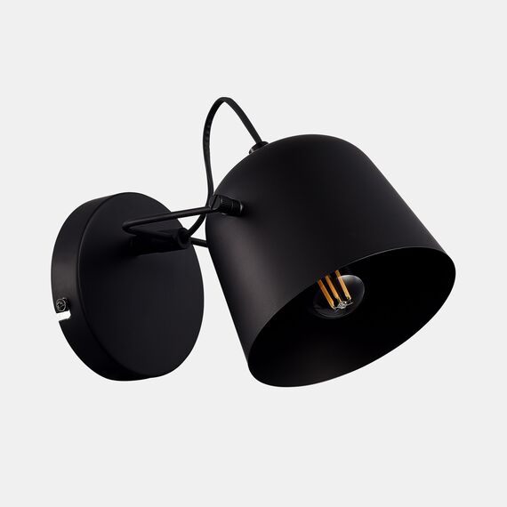 SLE1805-401-01 Светильник настенный Черный/Черный E27 1*40W BLANK, изображение 3