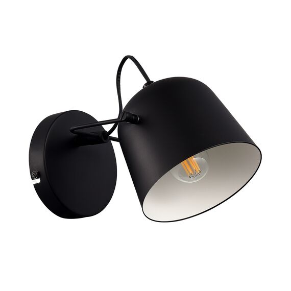 SLE1805-401-01 Светильник настенный Черный/Черный E27 1*40W BLANK, изображение 4