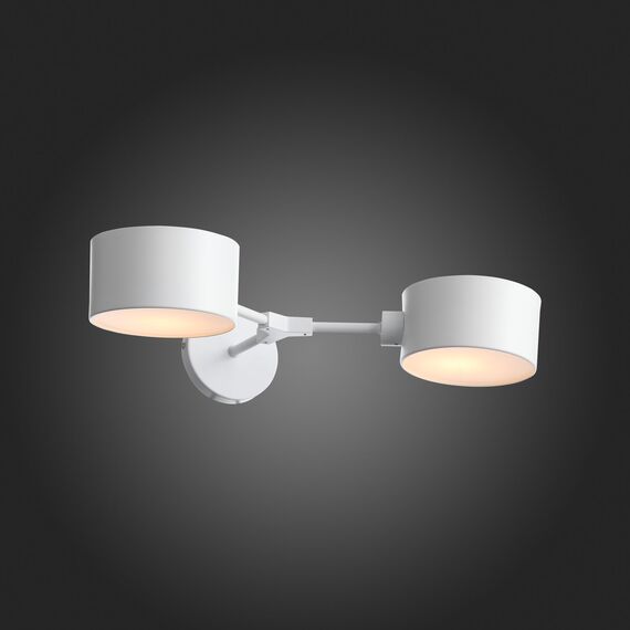 SLE183501-02 Светильник настенный Белый/Белый E14 2*60W GIMENTO, изображение 2