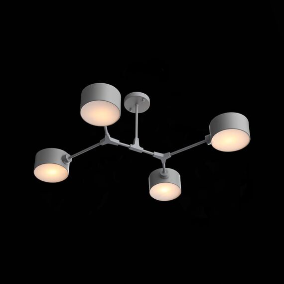 SLE183702-04 Светильник потолочный Серый/Серый E14 4*60W GIMENTO, изображение 4