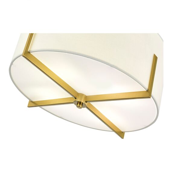 SLE3010-302-04 Светильник потолочный Латунь/Белый E27 4*60W LINTON, изображение 3