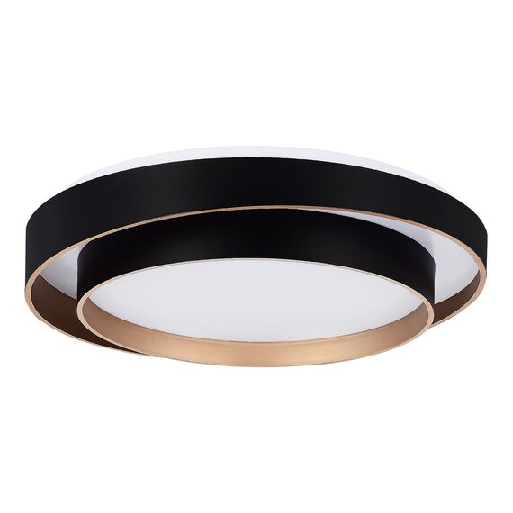 SLE6009-402-01 Светильник потолочный Черный/Белый LED 1*50W 3000K/4000K/6000K CROSBY, изображение 2