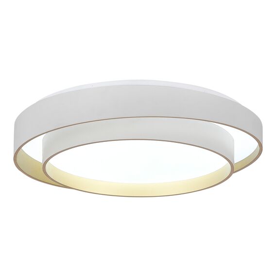 SLE6009-502-01 Светильник потолочный Белый/Белый LED 1*50W 3000K/4000K/6000K CROSBY, изображение 4