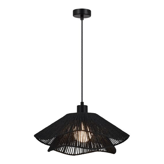 SLE6023-403-01 Светильник подвесной черный/черный E27 1*40W VERVE, изображение 2