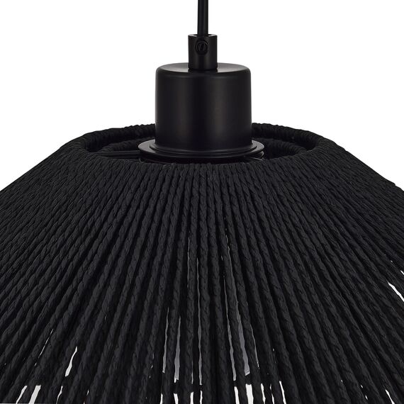 SLE6023-403-01 Светильник подвесной черный/черный E27 1*40W VERVE, изображение 4