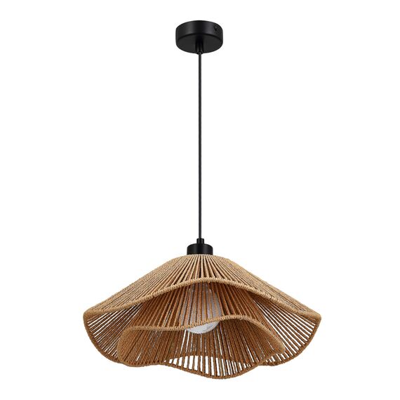 SLE6023-603-01 Светильник подвесной бежевый/черный E27 1*40W VERVE, изображение 3