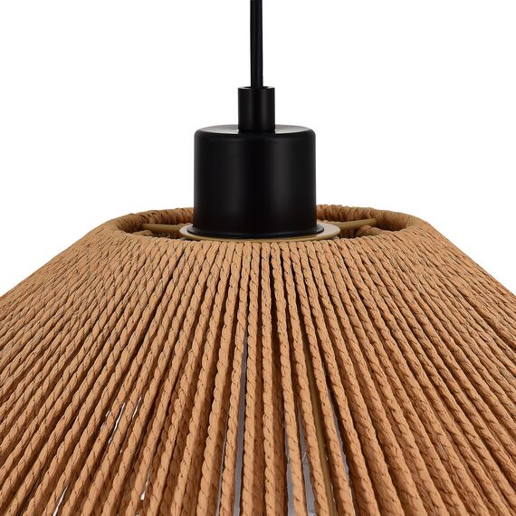 SLE6023-603-01 Светильник подвесной бежевый/черный E27 1*40W VERVE, изображение 4