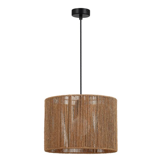 SLE6024-603-01 Светильник подвесной бежевый/черный E27 1*40W ETTAN