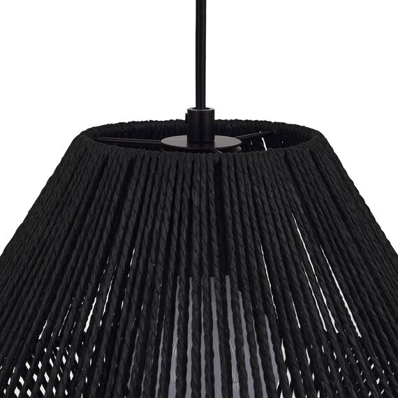 SLE6025-403-01 Светильник подвесной черный/черный E27 1*40W ETTAN, изображение 4